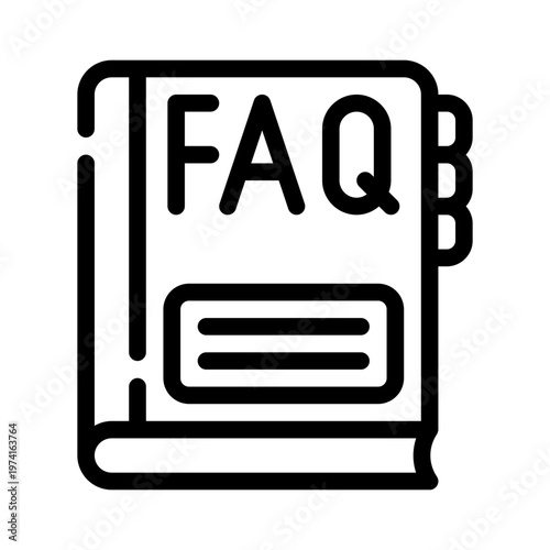 faq line icon