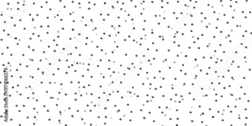Seamless polka dot pattern. Vector pattern with black circles on white background.