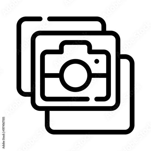 gallery line icon