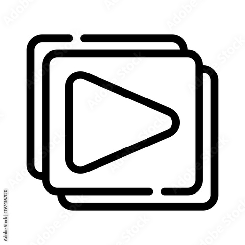 video line icon