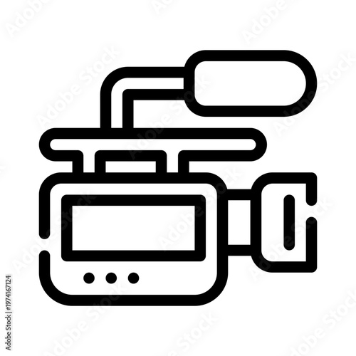 videocamera line icon