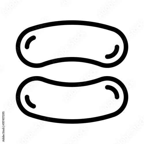 jelly beans line icon