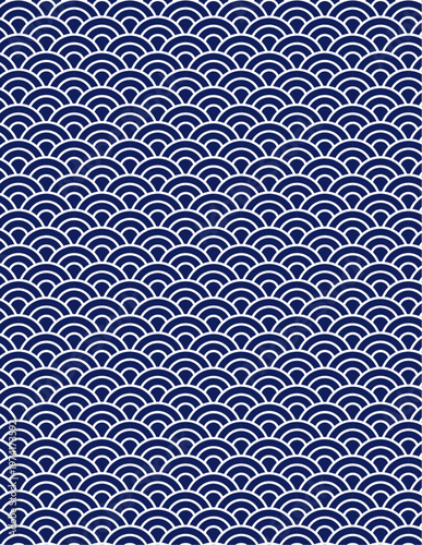 MOTIVO AZUL INVERSO ASIATICO