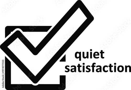 quiet satisfaction checkmark