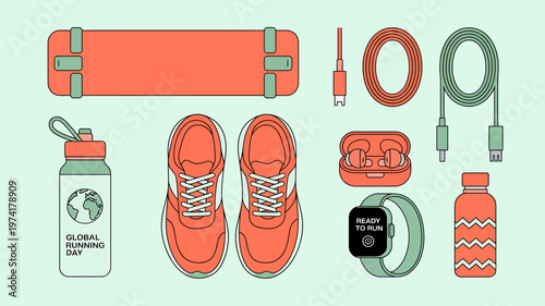 Running gear and accessories for athletes and fitness enthusiasts  sports equipment