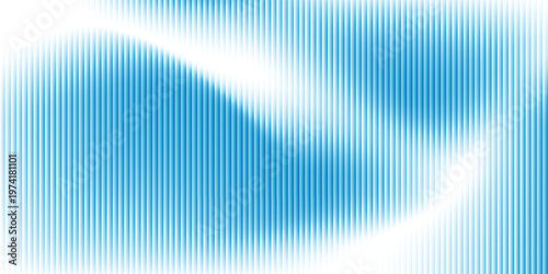 Elegant frosted glass texture with vertical lines and blue gradient blur, perfect for modern design or backdrop, smooth refined glass effect, creative background