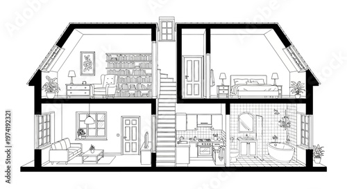 The vbnjuy (22) house plan features a spacious interior with detailed rooms and furniture illustrations.