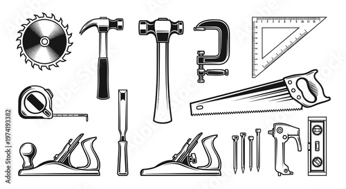 Professional Carpentry and Hand Tools Collection