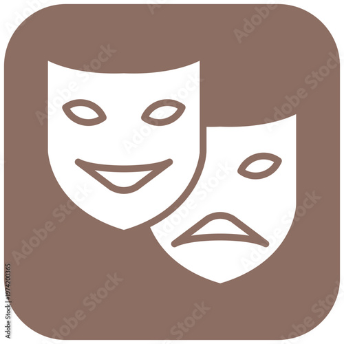 Theatre Mask Icon