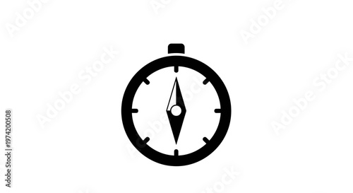 Compass Navigation Tool Close Up.