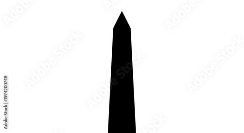Black triangular pointed object shape.