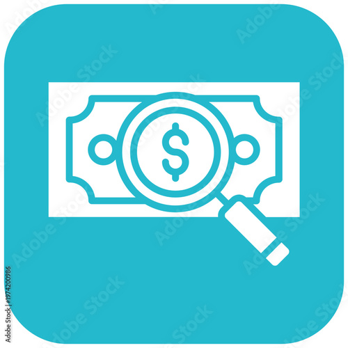 Loupe Money Icon