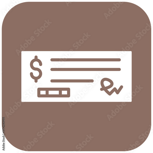 Cheque Icon