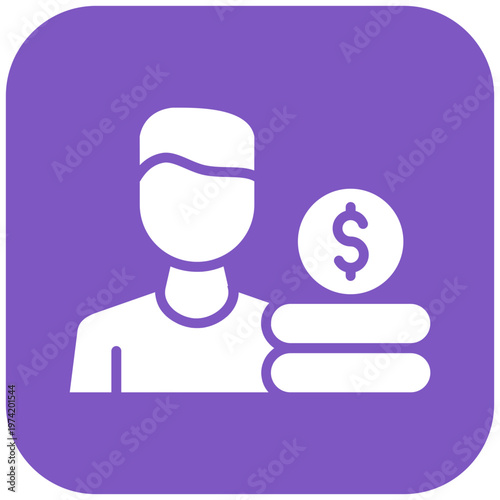 Male Financial Advisor Icon