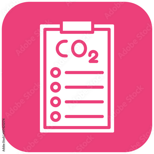 Carbon dioxide Report Icon