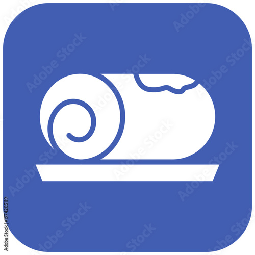 Swiss Roll Icon