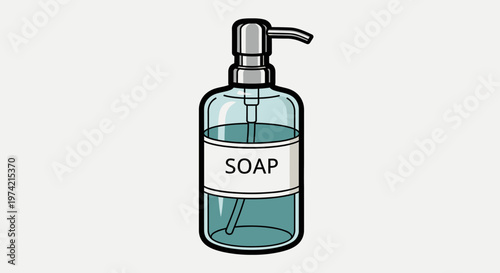 Hand soap dispenser bottle container.