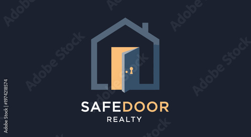 Safedoor Realty Company Logo Design.