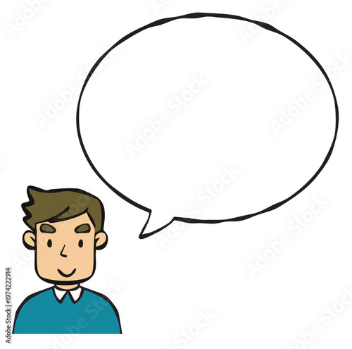 Speech bubble: Person, man, father, family
フキダシ　人物・男性・父親・家族