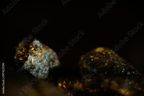Macro photography of charcoal is a beautiful color