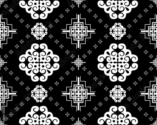 Abstract ethnic geometric pattern design for background or Wallpaper.	