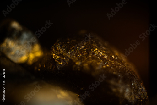 Macro photography of charcoal is a beautiful color