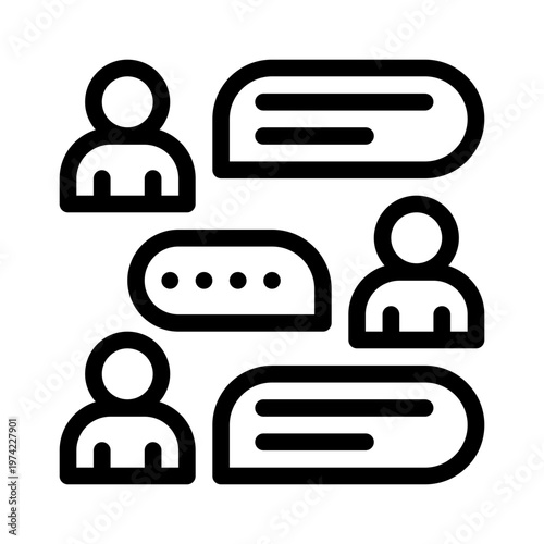 groupchat line icon