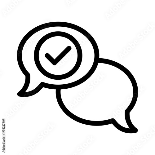 delivered line icon