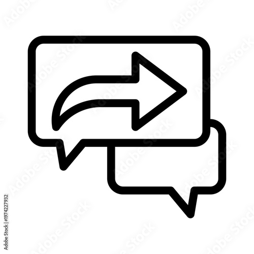 sentmessage line icon