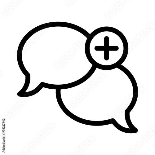 newchat line icon