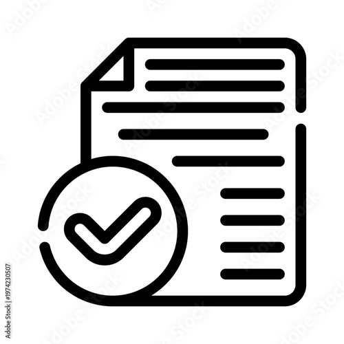 documentcheck line icon