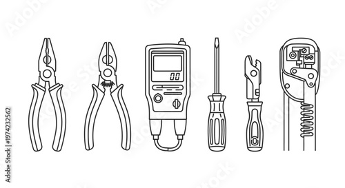 Collection of various hand tools 9.