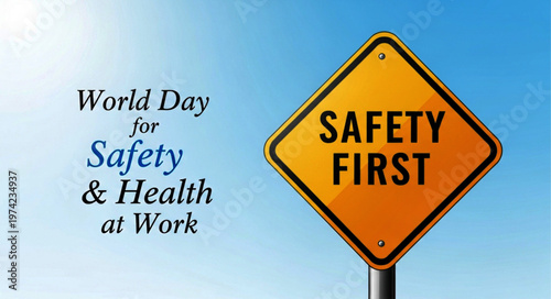 World Day for Safety and Health at Work Awareness Graphic