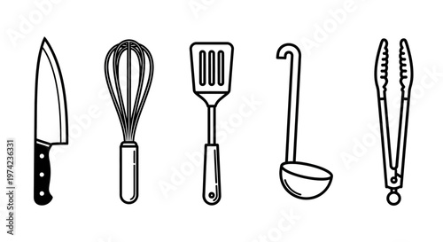 Kitchen utensils and cooking tools 3.