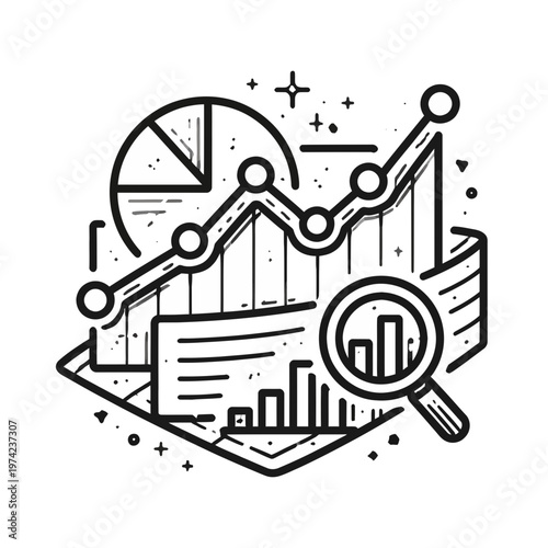 Comprehensive business data analysis and visualization dashboard with various statistical charts and tools for insightful reporting and strategic decision-making