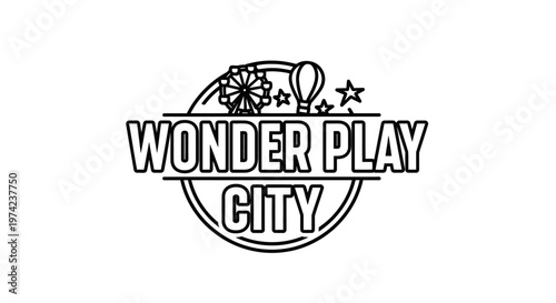 Wonder Play City Logo Design 1.