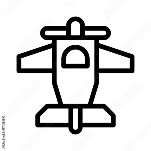 airplane line icon