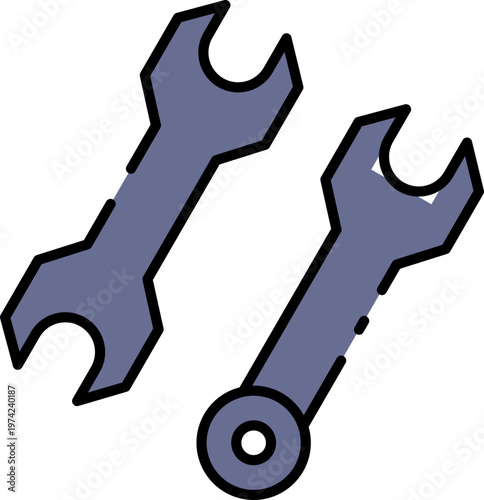 Two wrenches are shown side by side on a flat surface for Asset 33