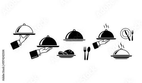 waiter, service, tray, food, serving, restaurant, hospitality, catering, dining, meal, dish, plate, menu, kitchen, chef, staff, customer, dinner, lunch, breakfast, cutlery, spoon, fork, hotel, service