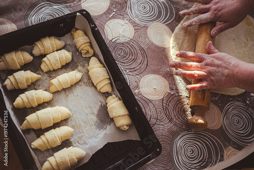 Preparation of homemade rolls