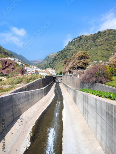 Flood Control Channel in Madalena do Mar  (Madeira Portugal)