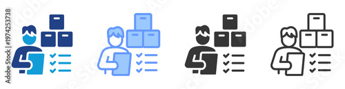 Sales Order icon set multiple style collection