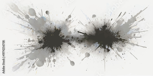 Scattered gold star shaped confetti pieces falling against a plain white background creating a festive border effect