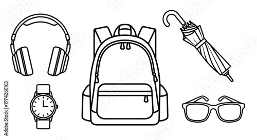 Collection of personal accessories 2.