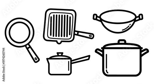 Kitchen Cooking Utensils and Pots 3.
