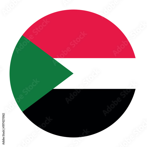 Sudan Flag Icon Round Circular Design Isolated Free Download Sudan Flag Icon Round Circular Design Isolated - GFXLoad