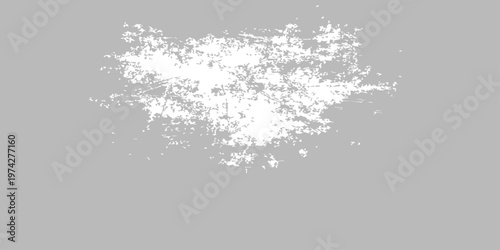 Abstract blue winter floral grunge background with snowflakes holiday decorations