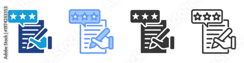 Writing Enhancement icon set multiple style collection