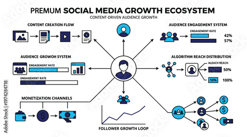 Premium social media growth ecosystem for audience engagement