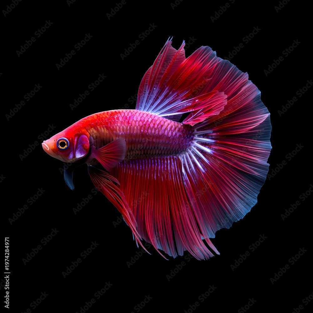 Fototapeta premium siamese fighting fish